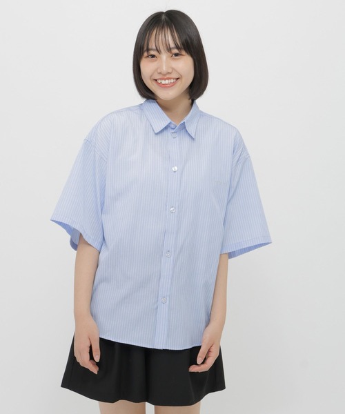 GLOBAL WORK(グローバルワーク)の「着回し柄半袖シャツ/AND YUA ANY/633819(シャツ/ブラウス・キッズ・サックスブルー/ネイビー・170cm/160cm/150cm)」の21枚目の写真