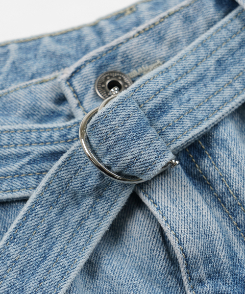 FRIZMWORKS(フリズムワークス)の「LYOCELL BELTED DENIM SHORTS _ LIGHT BLUE(その他パンツ・メンズ・その他・LARGE/MEDIUM/SMALL/X-LARGE)」の5枚目の写真
