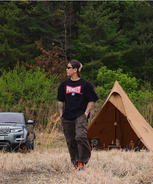 KALAPATTHAR（カラパタール）の「[PRINGLES x KALAPATTHAR] Bowtie T-Shirt - Black（Tシャツ/カットソー・メンズ・その他・X-LARGE/LARGE/MEDIUM）」の11枚目の写真