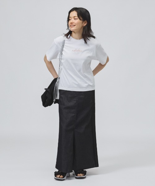 adidas(アディダス)の「【別注】アディダス adidas フォト グラフィック サマー Tシャツ 限定コラボ(Tシャツ/カットソー・レディース・ブラック/ホワイト/スモークピンク・M/L/XL/S)」の7枚目の写真