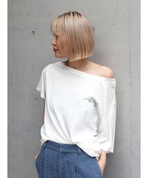 Ungrid | ワンショルロゴビッグTee(Tシャツ/カットソー)