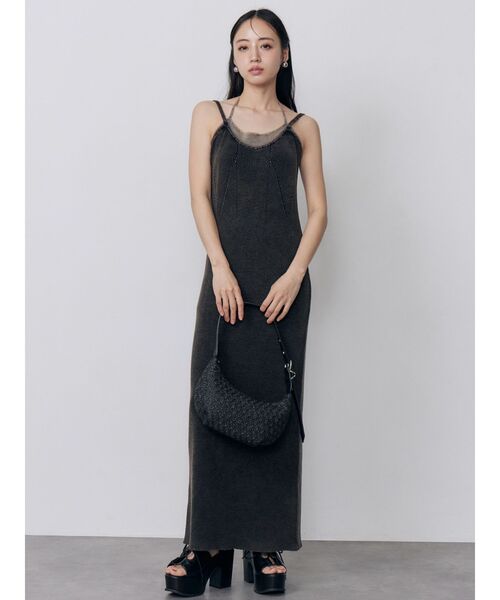 MURUA（ムルーア）の「ラフィアライクハンドルバッグ（ハンドバッグ・レディース・ブラック/ベージュ・FREE）」の13枚目の写真