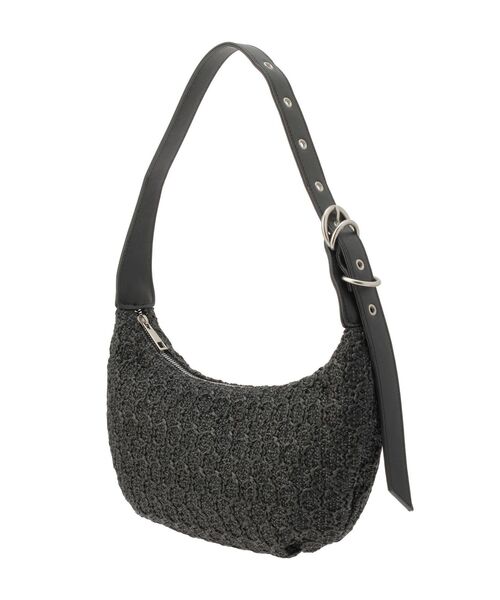 MURUA（ムルーア）の「ラフィアライクハンドルバッグ（ハンドバッグ・レディース・ブラック/ベージュ・FREE）」の15枚目の写真