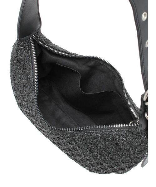 MURUA（ムルーア）の「ラフィアライクハンドルバッグ（ハンドバッグ・レディース・ブラック/ベージュ・FREE）」の17枚目の写真