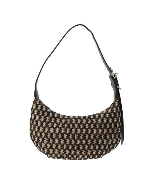 MURUA（ムルーア）の「ラフィアライクハンドルバッグ（ハンドバッグ・レディース・ブラック/ベージュ・FREE）」の19枚目の写真