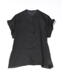 Liesse（リエス）の「【定番】リネンギャザースリーブブラウス（シャツ/ブラウス）」