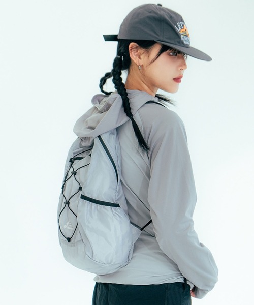 HEISAN(ハイサン)の「◇HEISAN◇ブランド直輸入正規品/折りたためる/パッカブル/大容量/超軽量 コンパクト ポケット バッグ V2 (M) ULTRA-LIGHT COMPACT POCKET BAG V2 (M)(バックパック/リュック・レディース・ブラック/ライトブルー/グレー/レモンイエロー/ブルー系その他・M)」の5枚目の写真