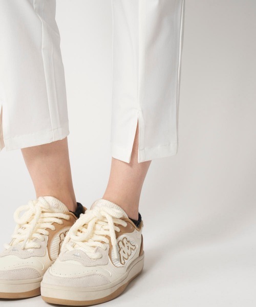 Kappa(カッパ)の「【Kappa/カッパ】レディーススリット入りクロップドパンツ ストレッチ ゴルフ(その他パンツ・レディース・ホワイト/ブラック・X-LARGE/MEDIUM/SMALL/LARGE)」の8枚目の写真