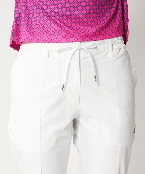 Kappa(カッパ)の「【Kappa/カッパ】レディーススリット入りクロップドパンツ ストレッチ ゴルフ(その他パンツ・レディース・ホワイト/ブラック・X-LARGE/MEDIUM/SMALL/LARGE)」の11枚目の写真