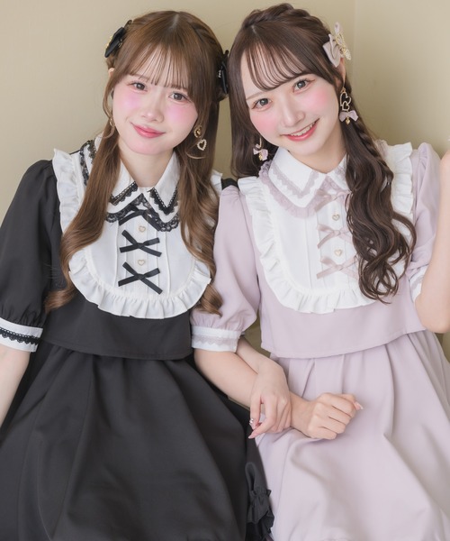 ROJITA(ロジータ)の「トリプルリボンデザインワンピース(ワンピース・レディース・ブルー/ピンク/ブラック・FREE)」の21枚目の写真