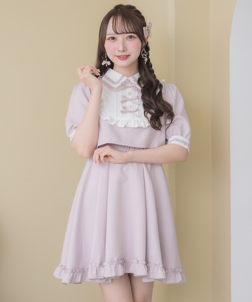 ROJITA(ロジータ)の「トリプルリボンデザインワンピース(ワンピース・レディース・ブルー/ピンク/ブラック・FREE)」の15枚目の写真