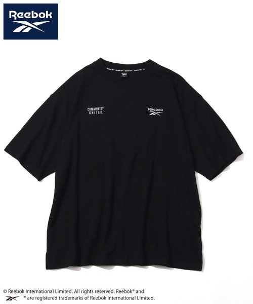 Reebok(リーボック)の「【Reebok/リーボック】ワッペン刺繍 バックロゴ 半袖Tシャツ(Tシャツ/カットソー・メンズ・ダークブルー/チャコールグレー/グレイッシュベージュ/ブラック・LL/M/L)」の5枚目の写真