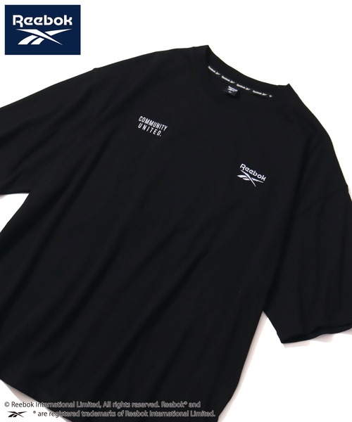 Reebok(リーボック)の「【Reebok/リーボック】ワッペン刺繍 バックロゴ 半袖Tシャツ(Tシャツ/カットソー・メンズ・ダークブルー/チャコールグレー/グレイッシュベージュ/ブラック・LL/M/L)」の6枚目の写真