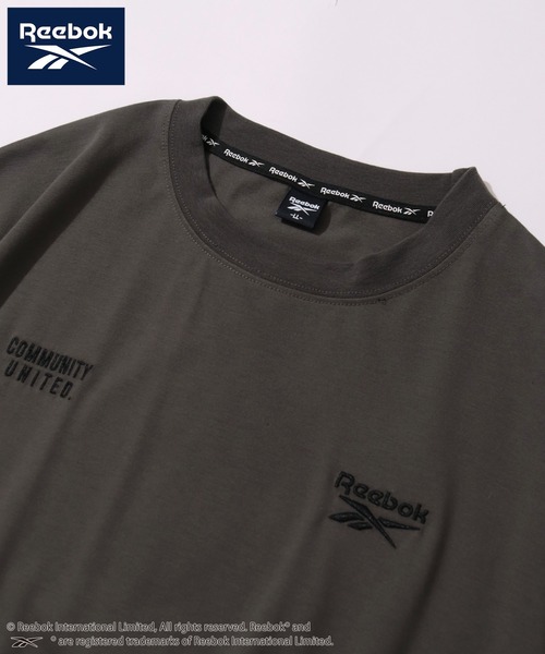 Reebok(リーボック)の「【Reebok/リーボック】ワッペン刺繍 バックロゴ 半袖Tシャツ(Tシャツ/カットソー・メンズ・ダークブルー/チャコールグレー/グレイッシュベージュ/ブラック・LL/M/L)」の12枚目の写真