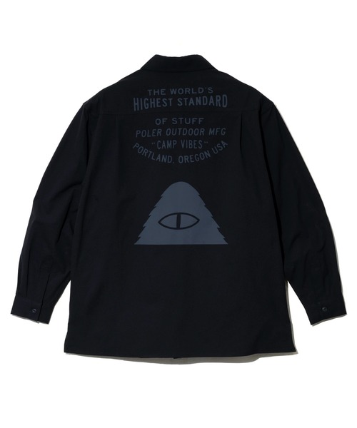 POLeR(ポーラー)の「POLeR/ポーラー POLeR×GSC RELOP 2 DRY SHIRTS【GSC別注】(シャツ/ブラウス・メンズ・グレー/ブラック・X-LARGE/LARGE/MEDIUM)」の4枚目の写真