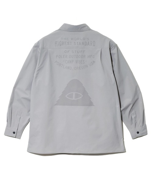 POLeR(ポーラー)の「POLeR/ポーラー POLeR×GSC RELOP 2 DRY SHIRTS【GSC別注】(シャツ/ブラウス・メンズ・グレー/ブラック・X-LARGE/LARGE/MEDIUM)」の15枚目の写真