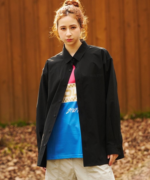 POLeR(ポーラー)の「POLeR/ポーラー POLeR×GSC RELOP 2 DRY SHIRTS【GSC別注】(シャツ/ブラウス・メンズ・グレー/ブラック・X-LARGE/LARGE/MEDIUM)」の7枚目の写真