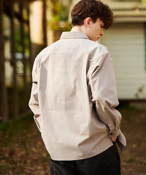 POLeR(ポーラー)の「POLeR/ポーラー POLeR×GSC RELOP 2 DRY SHIRTS【GSC別注】(シャツ/ブラウス・メンズ・グレー/ブラック・X-LARGE/LARGE/MEDIUM)」の16枚目の写真