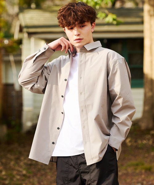 POLeR(ポーラー)の「POLeR/ポーラー POLeR×GSC RELOP 2 DRY SHIRTS【GSC別注】(シャツ/ブラウス・メンズ・グレー/ブラック・X-LARGE/LARGE/MEDIUM)」の18枚目の写真
