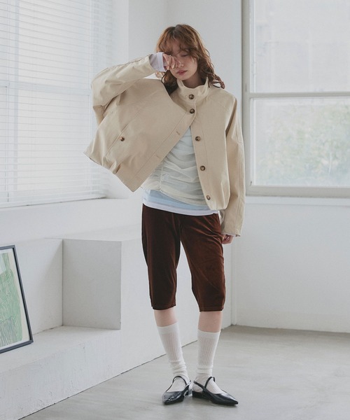 ad thie(アドティエ)の「チュールタンクトップ フェイクレイヤード ロンT(Tシャツ/カットソー・レディース・オートミール/イエロー/ライトブルー・FREE)」の17枚目の写真