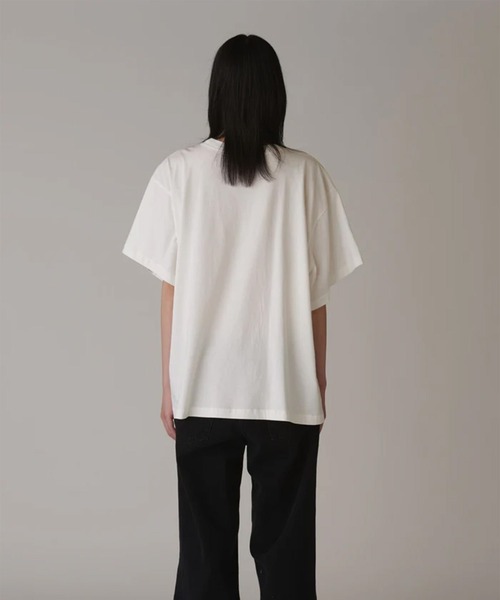INSCRIRE(アンスクリア)の「Hybrid Lingerie T-Shirt(Tシャツ/カットソー・レディース・ブラック/ホワイト・SMALL)」の4枚目の写真