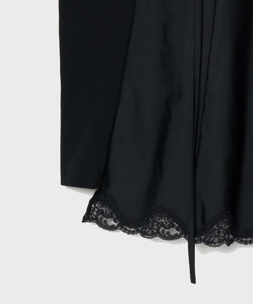 INSCRIRE(アンスクリア)の「Hybrid Lingerie T-Shirt(Tシャツ/カットソー・レディース・ブラック/ホワイト・SMALL)」の11枚目の写真
