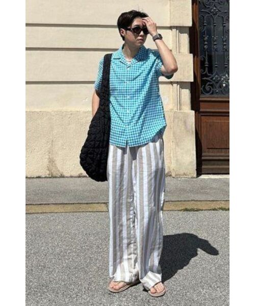 JANGJINSEOK（チャンジンソク）の「オープンカラーシャツ (スカイブルー)（シャツ/ブラウス・メンズ・その他・LARGE/MEDIUM）」の5枚目の写真