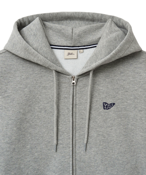 YALE(イェール)の「コネチカット フードパーカー_グレー(パーカー・レディース・その他・SMALL/MEDIUM/LARGE/X-LARGE)」の4枚目の写真