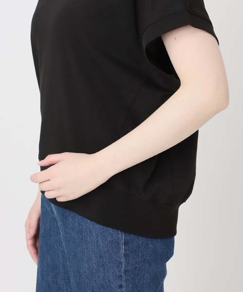 B.C STOCK(ベーセーストック)の「ウォッシャブル / add Function ニュアンスフォルムプルオーバー(Tシャツ/カットソー・レディース・ブラック/スカイブルー/ホワイト/ブラウン・FREE)」の22枚目の写真