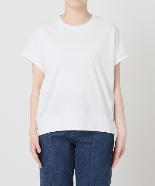 B.C STOCK(ベーセーストック)の「ウォッシャブル / add Function ニュアンスフォルムプルオーバー(Tシャツ/カットソー・レディース・ブラック/スカイブルー/ホワイト/ブラウン・FREE)」の19枚目の写真