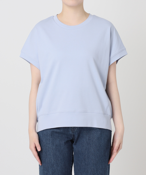 B.C STOCK(ベーセーストック)の「ウォッシャブル / add Function ニュアンスフォルムプルオーバー(Tシャツ/カットソー・レディース・ブラック/スカイブルー/ホワイト/ブラウン・FREE)」の15枚目の写真
