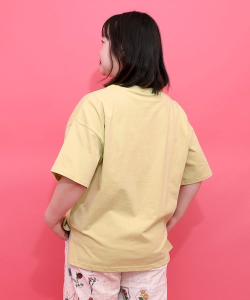 ScoLar(スカラー)の「162632:トマトにゃんこ柄プリントTシャツ(Tシャツ/カットソー・レディース・イエロー/ブラック/オフホワイト・M)」の17枚目の写真