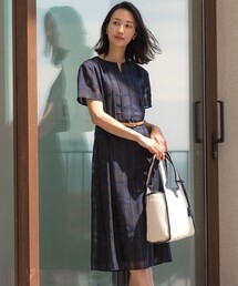 シャドーチェック ワンピース
