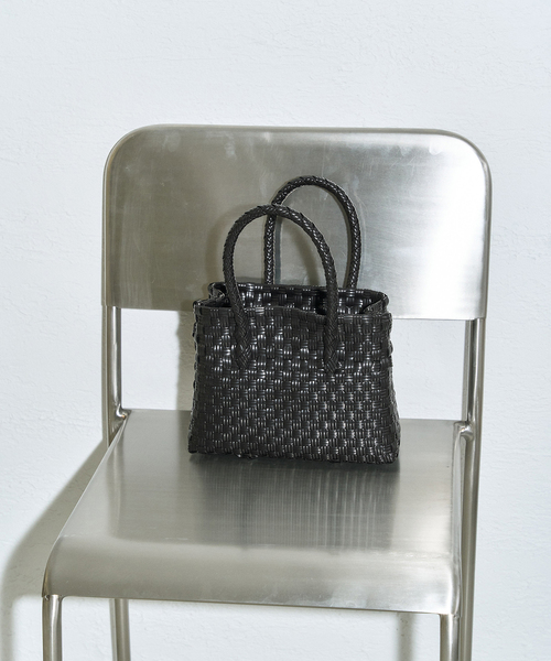 LE TALON（ルタロン）の「HANDICRAFT SAIGON/ハンディクラフト サイゴン SMALL TOTE（トートバッグ・レディース・ブラック/ブラック系その他/ブラウン・FREE）」の6枚目の写真