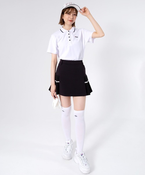 FILA — хлопковая поло-футболка с коротким рукавом, 100% хлопок