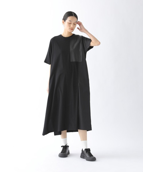 ZUCCa（ズッカ）の「スクエアロゴジャージィー（ワンピース・レディース・ネイビー/ライトグレー/ブラック・M size）」の10枚目の写真