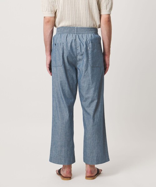 FILL THE BILL(フィルザビル)の「【別注】<FILL THE BILL>CHAMBRAY EASY PANTS/イージーパンツ(その他パンツ・メンズ・ネイビー/ブラック・1/2)」の7枚目の写真