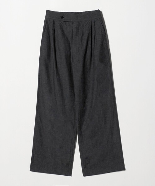 FILL THE BILL(フィルザビル)の「【別注】<FILL THE BILL>CHAMBRAY EASY PANTS/イージーパンツ(その他パンツ・メンズ・ネイビー/ブラック・1/2)」の19枚目の写真