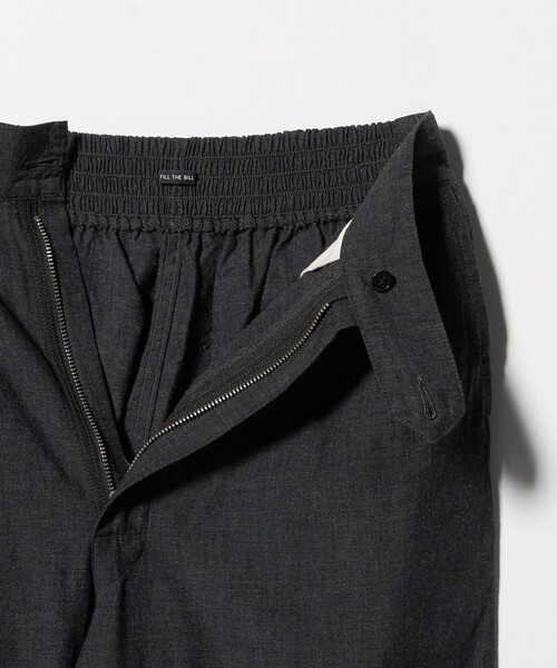 FILL THE BILL(フィルザビル)の「【別注】<FILL THE BILL>CHAMBRAY EASY PANTS/イージーパンツ(その他パンツ・メンズ・ネイビー/ブラック・1/2)」の20枚目の写真
