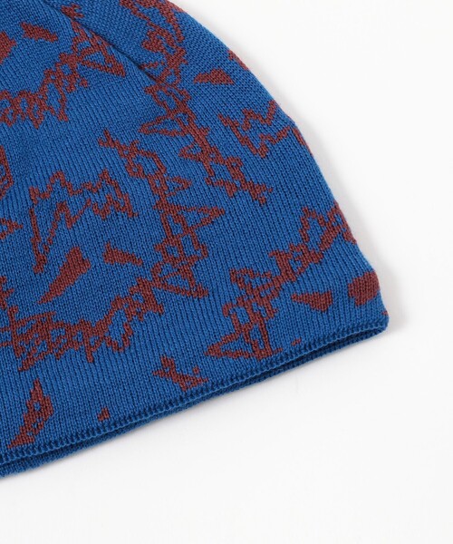 DEMARCOLAB（デマルコラブ）の「DeMarcoLab / JUST SAY NO CMX BEANIE（ニットキャップ/ビーニー・メンズ・ブルー・ONE SIZE）」の2枚目の写真