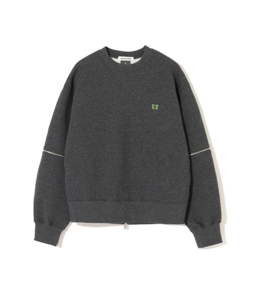 UNDERCOVER（アンダーカバー）の「UP2F1811（スウェット・レディース・アイボリー/ヘザーチャコール/ブラック・1/2）」の3枚目の写真