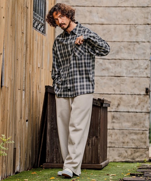 CAMBIO(カンビオ)の「ms6534-Ombre Check Long Sleeve Shirts オンブレチェックシャツ(PF-262-003)(シャツ/ブラウス・メンズ・ブラック/ブラウン・L/M)」の6枚目の写真