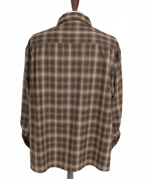 CAMBIO(カンビオ)の「ms6534-Ombre Check Long Sleeve Shirts オンブレチェックシャツ(PF-262-003)(シャツ/ブラウス・メンズ・ブラック/ブラウン・L/M)」の15枚目の写真