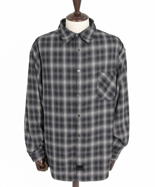 CAMBIO(カンビオ)の「ms6534-Ombre Check Long Sleeve Shirts オンブレチェックシャツ(PF-262-003)(シャツ/ブラウス・メンズ・ブラック/ブラウン・L/M)」の17枚目の写真