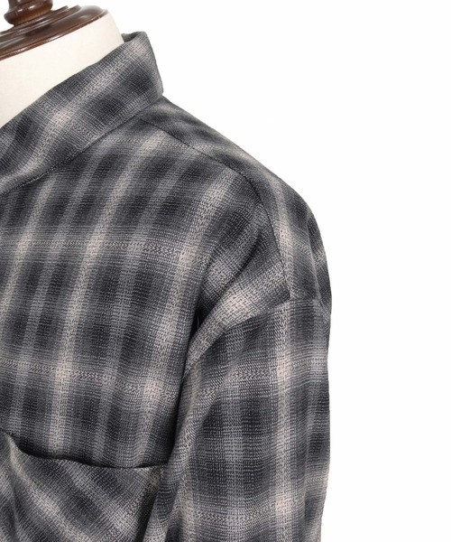 CAMBIO(カンビオ)の「ms6534-Ombre Check Long Sleeve Shirts オンブレチェックシャツ(PF-262-003)(シャツ/ブラウス・メンズ・ブラック/ブラウン・L/M)」の20枚目の写真