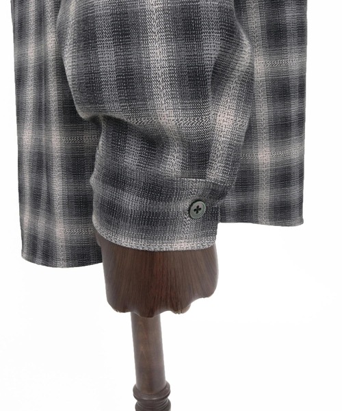 CAMBIO(カンビオ)の「ms6534-Ombre Check Long Sleeve Shirts オンブレチェックシャツ(PF-262-003)(シャツ/ブラウス・メンズ・ブラック/ブラウン・L/M)」の21枚目の写真
