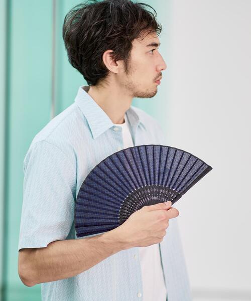 TAKEO KIKUCHI(タケオキクチ)の「【BOXセット】ハンカチ&扇子セット(その他小物・メンズ・ネイビー/ブラック・00)」の8枚目の写真