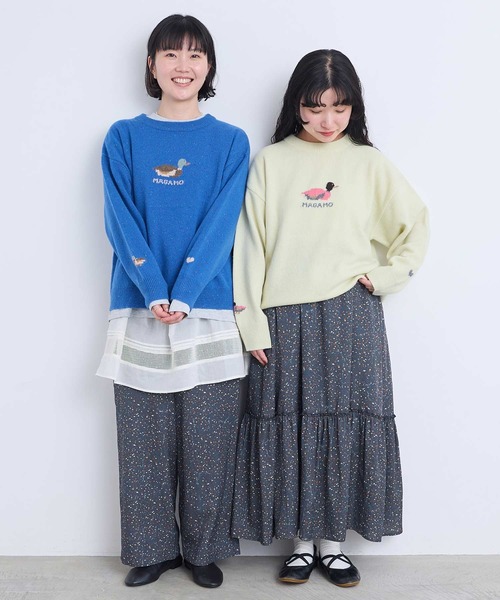l'atelier du savon(アトリエドサボン)の「メッシュレース my favoriteブラウス(シャツ/ブラウス・レディース・ブラック/アイボリー・FREE)」の19枚目の写真