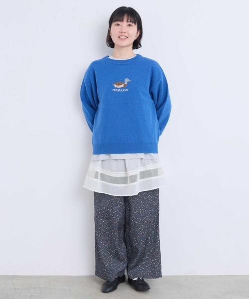 l'atelier du savon(アトリエドサボン)の「メッシュレース my favoriteブラウス(シャツ/ブラウス・レディース・ブラック/アイボリー・FREE)」の18枚目の写真