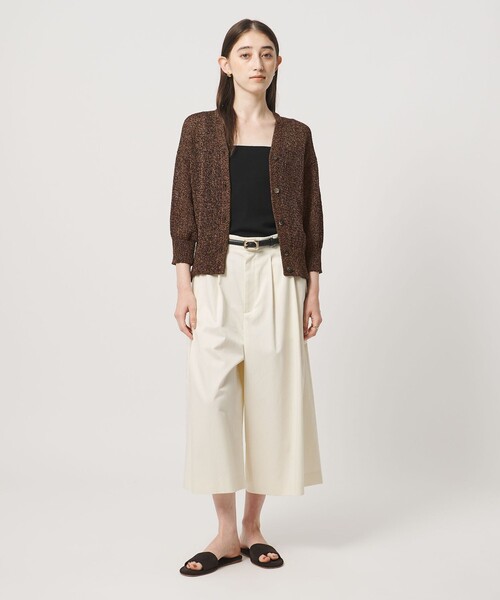 UNITED ARROWS(ユナイテッドアローズ)の「ペーパー ハーフスリーブ カーディガン(カーディガン/ボレロ・レディース・ロイヤルブルー/ダークブラウン/ナチュラル・FREE)」の7枚目の写真